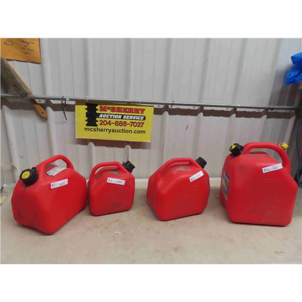 4 Gas Cans 