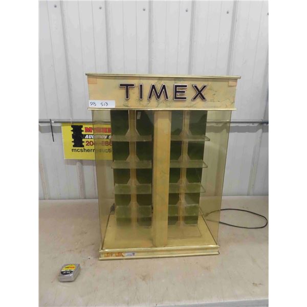 Timex Counter Display Case 30'' x 21'' x 12'' - Has Some Cracks 
