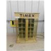Image 1 : Timex Counter Display Case 30'' x 21'' x 12'' - Has Some Cracks 