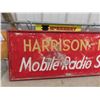 Image 2 : Harrison-Nowell Mobile Radio Services Metal Sign with Wood Frame 