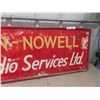 Image 3 : Harrison-Nowell Mobile Radio Services Metal Sign with Wood Frame 