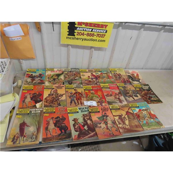 20 Classic Illustated Comics, 19 with 15 Cent Cover, 1 is 25 Cent : Julius