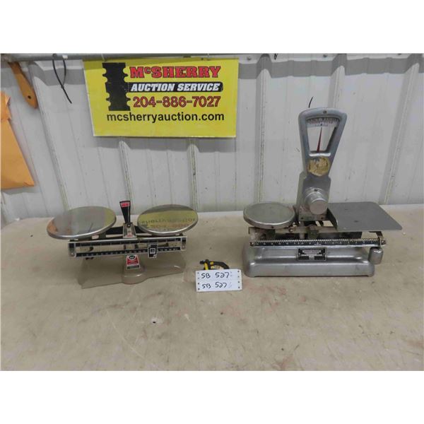 2 Balance Scales (1) Ohaus (1) Exact Weight 