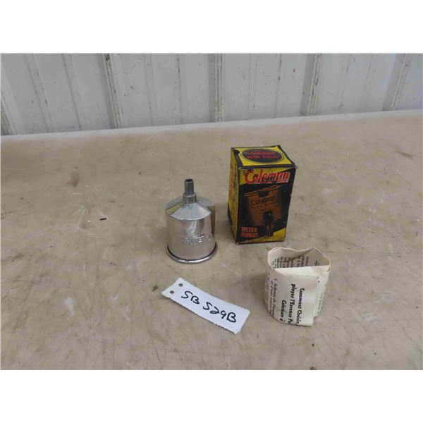 New Old Stock Coleman Filter Funnel with Box 