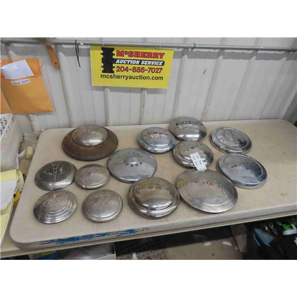 13 Hub Caps : Ford Meteor, Ford V8 