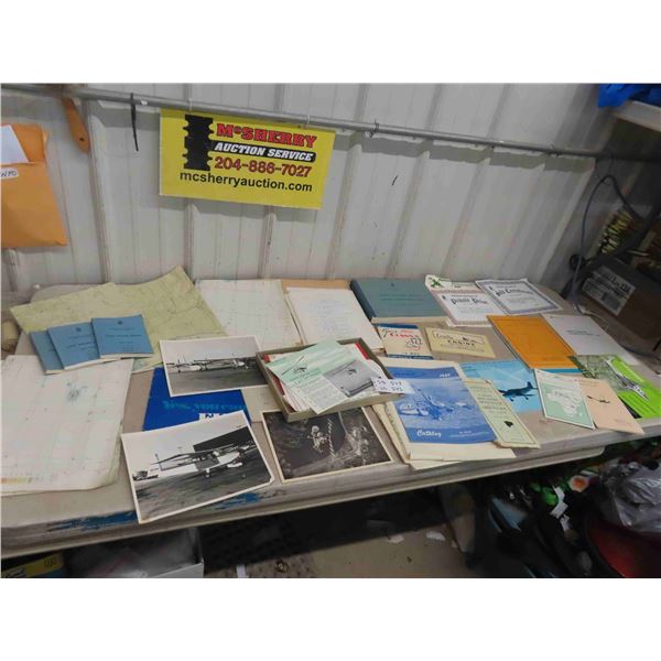 Quantity of Aviation Learning Books, Maps, Aircraft Pamphlets, Prints