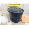 Image 2 : Canner with Lid , Light Shade , Books, Crock (Has Crack) & More 