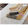 Image 2 : 4 Vintage Hockey Hockey Sticks - 1 Is a Goalie Stick
