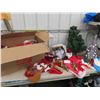Image 1 : Quantity of Christmas Decorations, Small Tree
