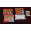 Image 1 : 3 Unopened Packages Elvis Collectors Series Bubble Gum Cards , 