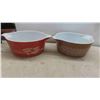 Image 2 : 6 Pyrex Mixing Bowls , 3 Casserole Dishes 1 Lid 