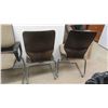 Image 2 : 4 Adam Stegner West Germany Chairs - Removable Arms, Stackable
