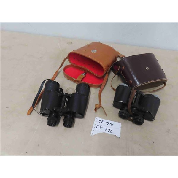 Binoculars in Cases - Safari 8x40 , Carl Seitz 7x50 