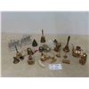 Image 1 : Brass Ornaments, Bells, Rustic Book Ends 