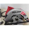 Image 3 : Skil 2.4HP Circular Saw - Appears New with Blades, Clamps