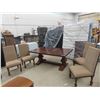 Image 1 : Dining Room Table 30'' x 76'' x 45'' , Leaf 24'' & 4 Chairs 