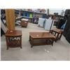 Image 1 : Coffee Table 19'' x 48'' x 24'' , 2 End Tables 24'' x 22'' x 22'' 