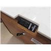 Image 8 : 2 Marble Top Night Stands with Power Source 26'' x 22'' x 16'' Has 