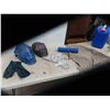 Image 1 : 2 Auto Flash Welding Helmets (1) Seems New , Welding Aprons, Gloves 