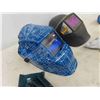 Image 2 : 2 Auto Flash Welding Helmets (1) Seems New , Welding Aprons, Gloves 
