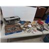Image 1 : Sockets , Hack Saw, Chisels , Angle Grinder Disc, Tool Box 