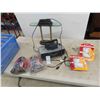 Image 1 : Desk Lamp, CD Player Radio, GE New Audio Cable, New Smoke Alarm