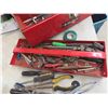 Image 3 : Metal Tool Box , Wrenches, Vice Grips, Screwdrivers , Dewalt DCB 101