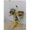 Image 4 : 2 Double Halogen Lights on Stand 