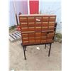 Image 1 : 30 Drawer Index Cabinet 53'' x 18'' x 33'' with Hardware , 