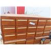Image 3 : 30 Drawer Index Cabinet 53'' x 18'' x 33'' with Hardware , 