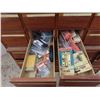 Image 9 : 30 Drawer Index Cabinet 53'' x 18'' x 33'' with Hardware , 
