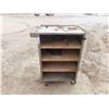 Image 1 : Stainless Rolling Shop Cart with Shelves 40'' x 16'' x 24'' 