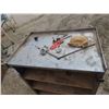 Image 3 : Stainless Rolling Shop Cart with Shelves 40'' x 16'' x 24'' 