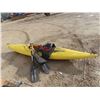 Image 1 : Infinity 1 Person Kayak 11ft Long with Life Jacket & 3 Paddles 