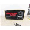 Image 1 : American Lock Light Up Sign 14'' x 24'' 