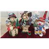 Image 2 : Christmas Decorations: Candle Holders, Snowman Figurines & More 