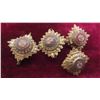 Image 2 : 10pcs Military Badges, Ranks Pinks with Case 