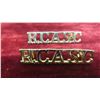 Image 8 : 10pcs Military Badges, Ranks Pinks with Case 