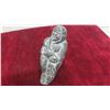 Image 2 : Soapstone Inuit Man with Seal Hasa Signature 4'' x 4 1/2'' 3 Pounds 