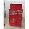 Image 1 : Rolling 2pce Tool Cabinet (Top Piece) Proto (Bottom Piece) Husky 