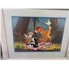 Image 2 : Framed Disney Print , Plush Disney Character 