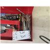 Image 2 : Beach Metal Tool Box 26'' x 9'' x 10'' , Files, Drill Bits, Screw 
