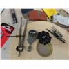 Image 3 : Level, Stapler, Tape Measure, Pad Holder, Hand Sander,