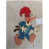 Image 2 : 2 Wood Wall Display Donald Duck & Woody Wood Pecker 12'' Tall 