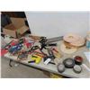 Image 1 : Saws, Staple Gun, Caulking Gun, Tapes, Router Bits & More 