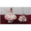 Image 2 : 2 Dresden Ballerinas 2 1/4'' & 4'' Tall 