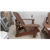 Image 3 : 2 Wood Adirondack Chairs 