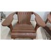 Image 7 : 2 Wood Adirondack Chairs 