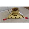 Image 11 : Antique Christmas Metal Tree Stand with Walt Disney Characters 