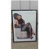 Image 1 : Semi Nude Girl Poster in Frame 25'' x 33'' 